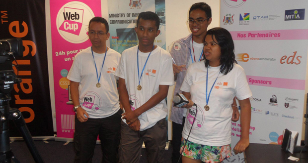 Webcup 2014: quatre étudiants malgaches en haut du podium