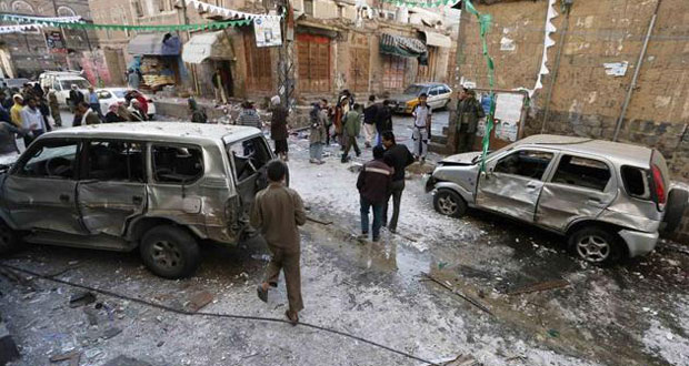 Cinq bombes explosent dans la capitale yéménite, un mort