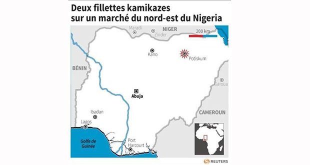 Encore deux fillettes kamikazes au Nigeria