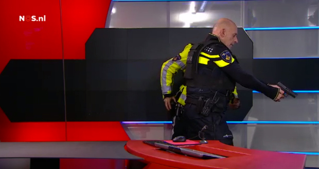 Un homme armé s'introduit dans les studios de la TV néerlandaise