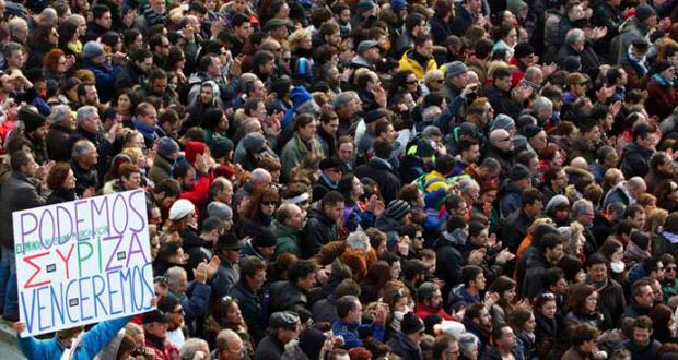 Les Espagnols manifestent en masse contre l'austérité