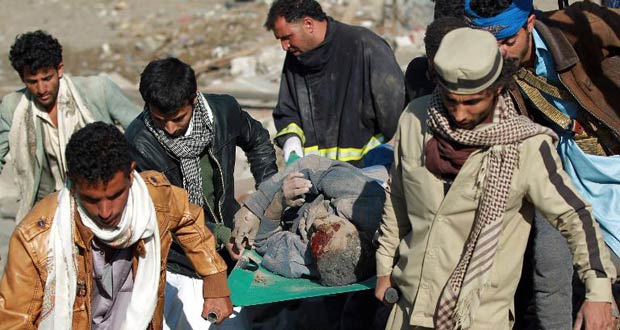 La capitale du Yémen, Sanaa, bombardée toute la nuit-habitants