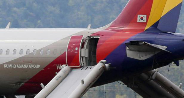 Japon: un avion d'Asiana rate son atterrissage, 27 blessés