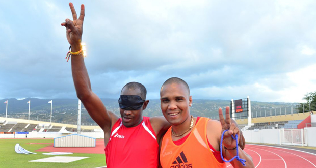 Handisport (non-voyants)- Rosario Marianne remporte le 100m