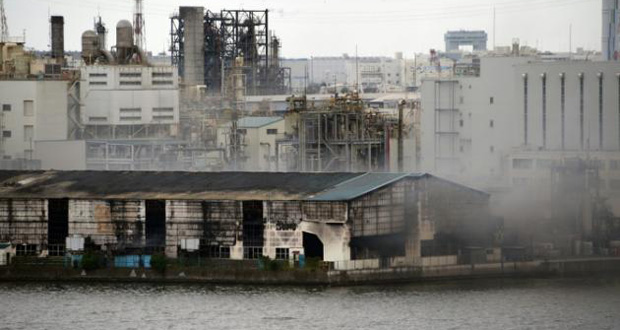 Japon: incendie dans une usine près de l'aéroport de Tokyo