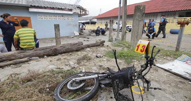 Thaïlande: 3 morts, 14 blessés dans l'explosion d'une moto piégée