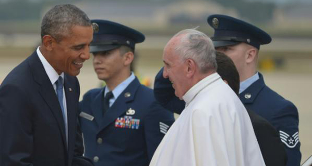 [Vidéo] Le président des Etats-Unis accueille le pape à Washington