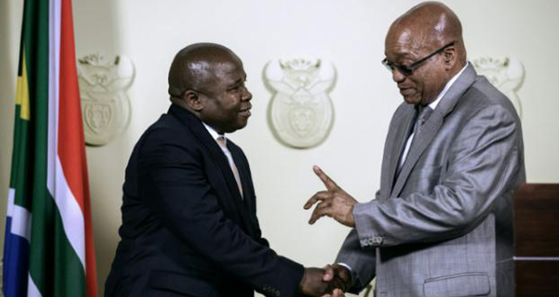 Afrique du Sud: le président Zuma limoge son tout nouveau ministre des Finances