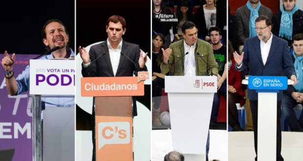 Espagne: les principaux candidats à la présidence du gouvernement