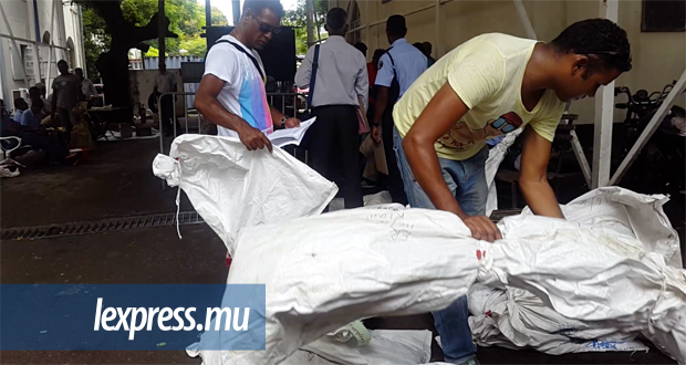 Aux Casernes centrales: de la drogue valant Rs 90 millions détruite