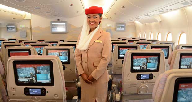 Recrutement: 150 candidats retenus par Emirates Airlines