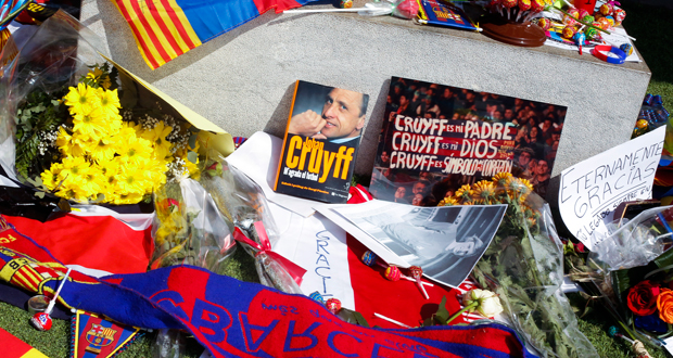 L'hommage de Barcelone à Cruyff: «Il a fait de nous des gagnants»