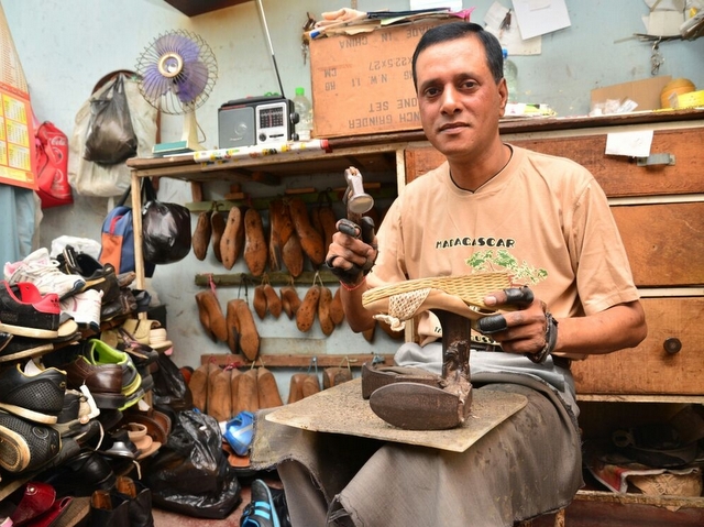 Un cordonnier bien dans ses baskets