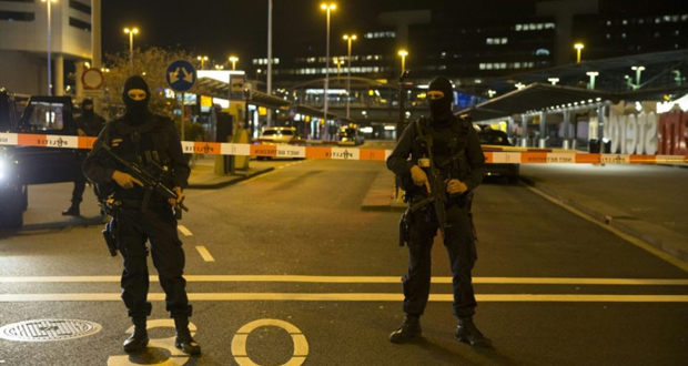 L’aéroport d’Amsterdam-Schiphol partiellement évacué, un homme arrêté
