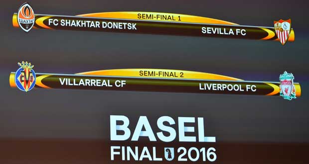 C3 - Villarreal-Liverpool et Shakhtar Donetsk-Séville en demi-finales