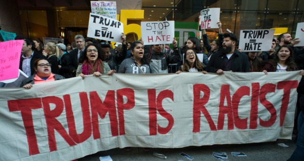 New York: rassemblement anti-Trump avant un gala des républicains