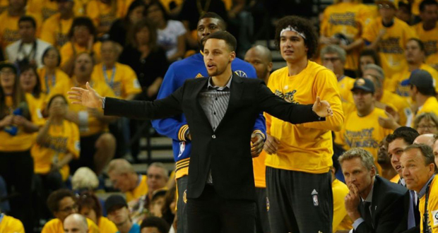 NBA: la vedette des Golden State, Stephen Curry, espère jouer dimanche à Houston
