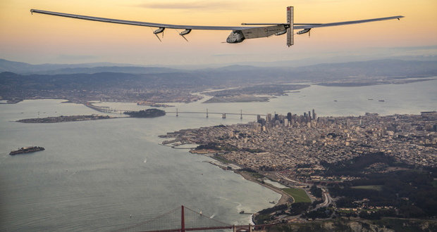 L'avion solaire Solar Impulse a fini la traversée du Pacifique, l'étape la plus dangereuse