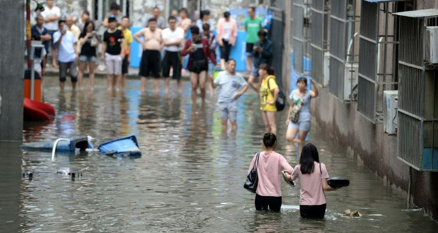 Chine: près de 300 morts et disparus dans les inondations, un demi-million de déplacés