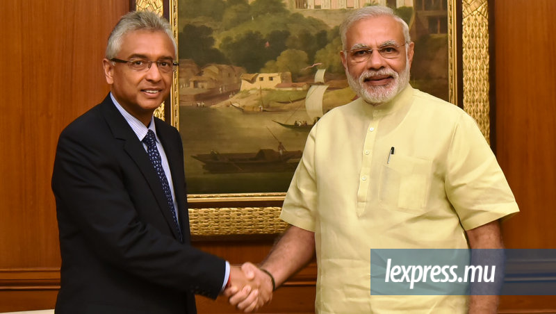 Visite de Pravind Jugnauth: Modi apporte son soutien au dossier Chagos