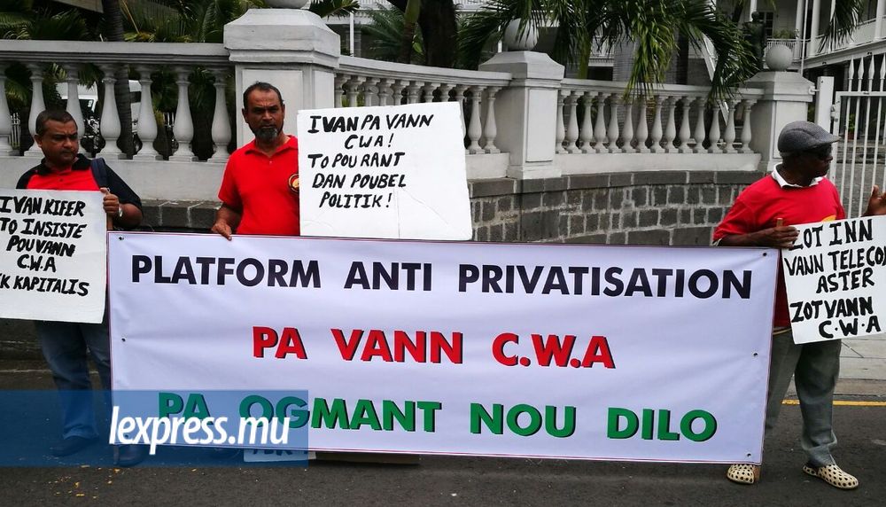 Eau: la plateforme Kont Privatisasyon Delo en mode combat