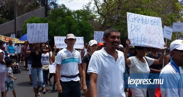 Manifestation: Grand-Baie dit non à la drogue