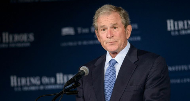 L’ex-président George W. Bush a voté blanc