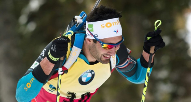 Biathlon: Martin Fourcade s’impose lors de la pousuite à Pokljuka 