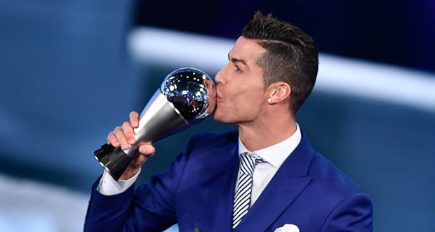 Prix Fifa: Le Portugais Cristiano Ronaldo joueur de l'année 2016