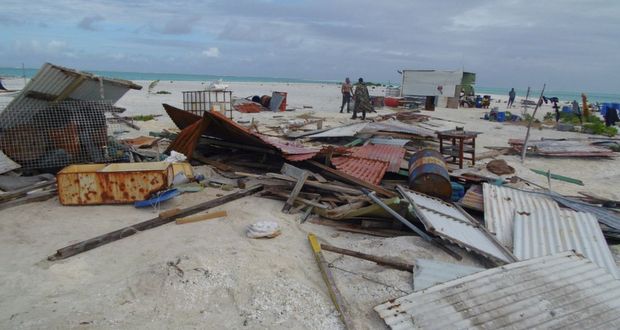 Présence illégale de pêcheurs à St-Brandon: toutes les habitations détruites sauf une