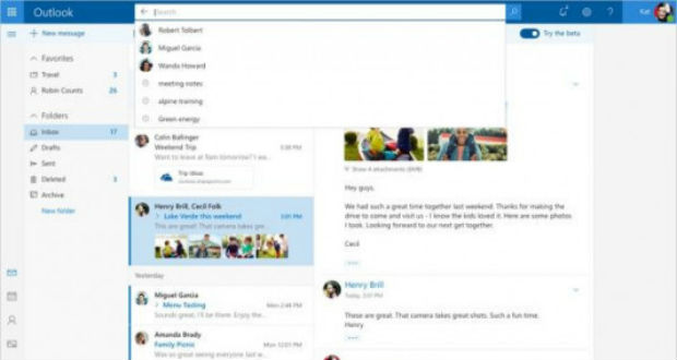 Microsoft: vers un Outlook.com plus rapide et plus intelligent