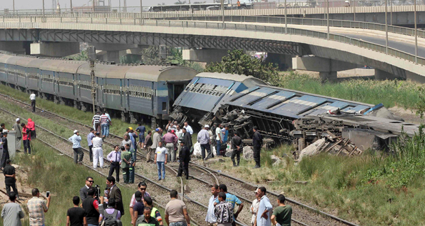 Collision de trains en Egypte: au moins 21 morts 