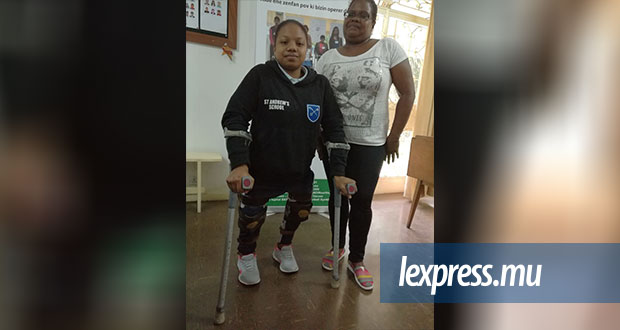 Sport et handicap: Brandy Perrine debout sur ses jambes pour affronter la vie