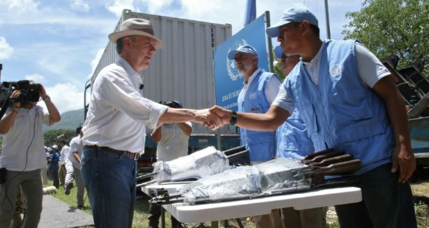 Colombie: fin du désarmement des Farc et d’un conflit de plus de 50 ans 