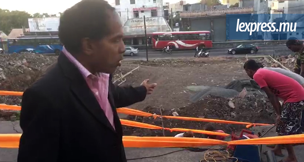 [Vidéo] La Butte: un ouvrier se blesse lors d’un glissement de terrain