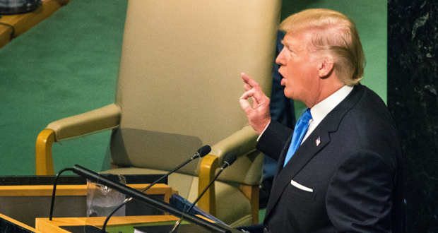 Donald Trump à l'ONU menace la Corée du Nord et l'Iran
