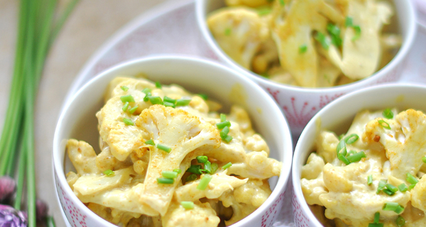 Recette : Curry de chou-fleur au lait de coco