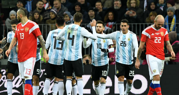 Mondial-2018/Amical: Aguëro donne une victoire étriquée mais méritée à l'Argentine en Russie