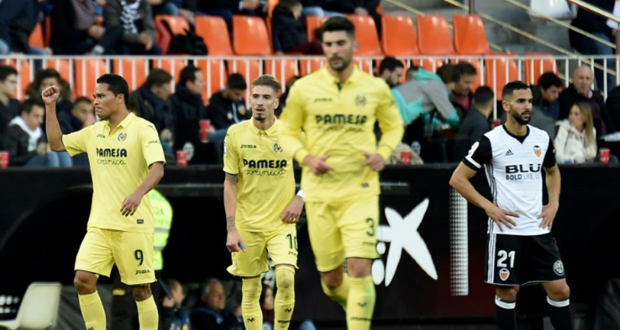 Espagne: Valence chute à domicile contre Villarreal (0-1)