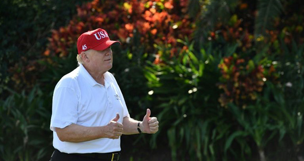 Les vacances de Donald Trump en Floride: golf, tweets et politique