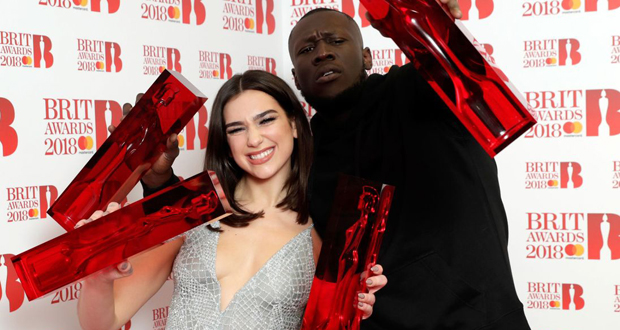Brit Awards: Dua Lipa et Stormzy désignés meilleurs artistes solo