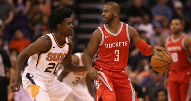 NBA: Paul et Harden portent Houston à une 16e victoire de suite