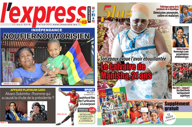 Les grands titres du dimanche 11 mars