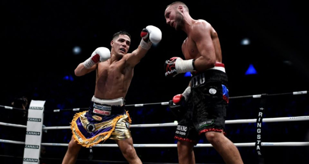 Boxe: l’Argentin Castano domine un Vitu très courageux en Super-welters