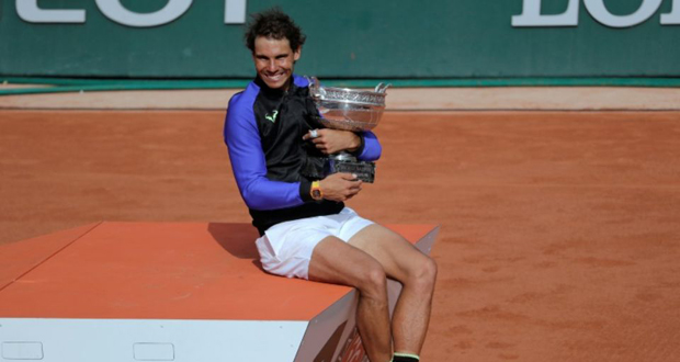 Roland-Garros: 2,2 M EUR pour le vainqueur, une hausse de 100.000 euros