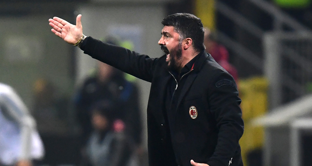 Italie: l'AC Milan prolonge son entraîneur Gattuso jusqu'en 2021