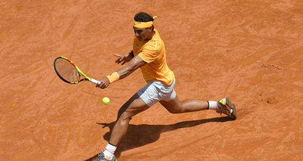 Tennis: Nadal laisse un set mais va en demi-finales à Rome