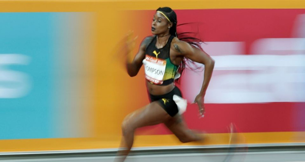 Athlétisme: Thompson survole le 100 m à Kingston