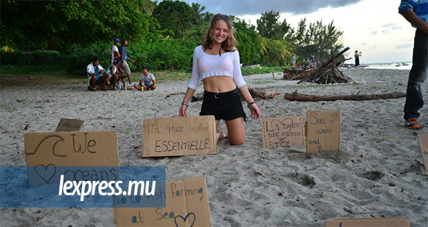 #ispeakbluetoo: mobilisation écologique dans la baie de Tamarin