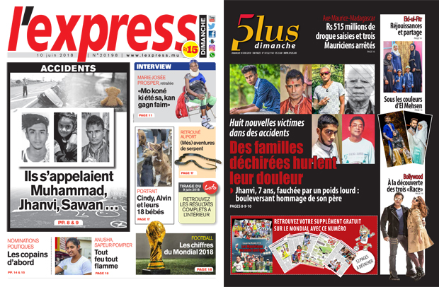 Les grands titres du dimanche 10 juin
